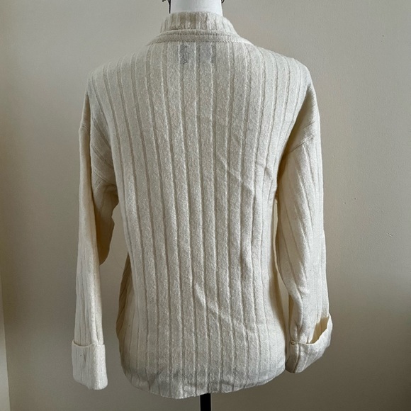 ASOS Ribbed Buttoned Turtle Neck - Picture 2 of 4